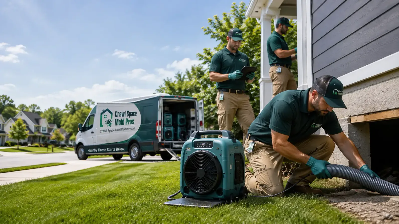Crawl Space Mold Removal in Avon, CT